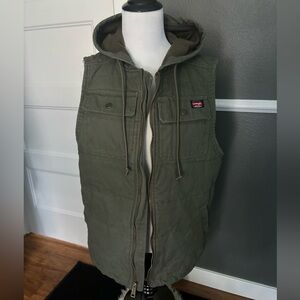 Wrangler Workwear Hooded Vest, Men’s M